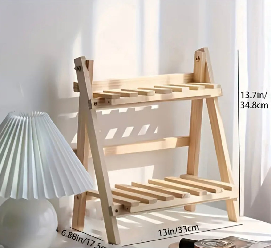 Étagère de rangement en bois style bohème - Ottario