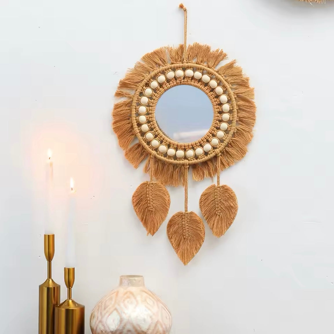 Miroir mural décoratif style bohème - Cherokee