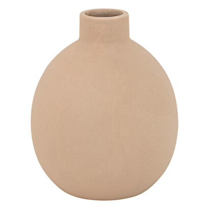 Petit vase en céramique rose clair style bohème - Rily