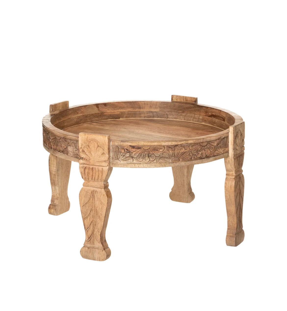 Table basse berbère ronde style gipsy bohème - Gypsy