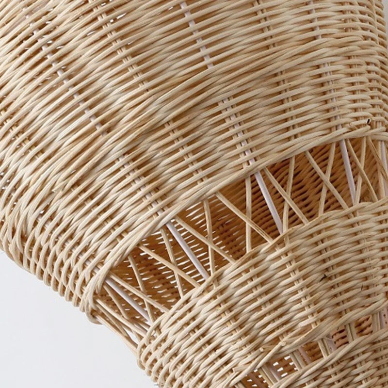 Montgolfière décorative en rotin style bohème pour chambre d’enfant - Flaya