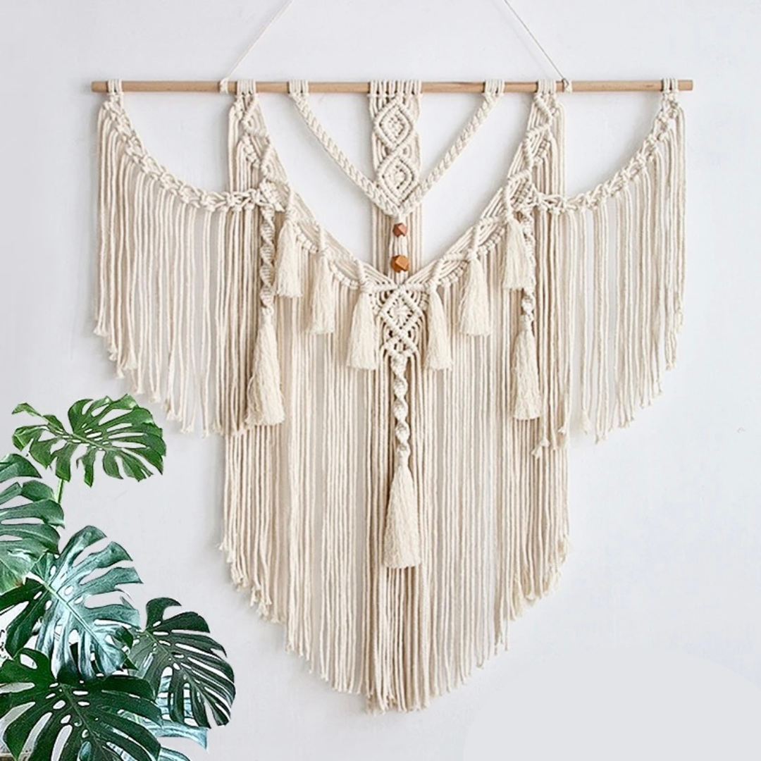 Colgante de pared de macramé estilo bohemio - Soula