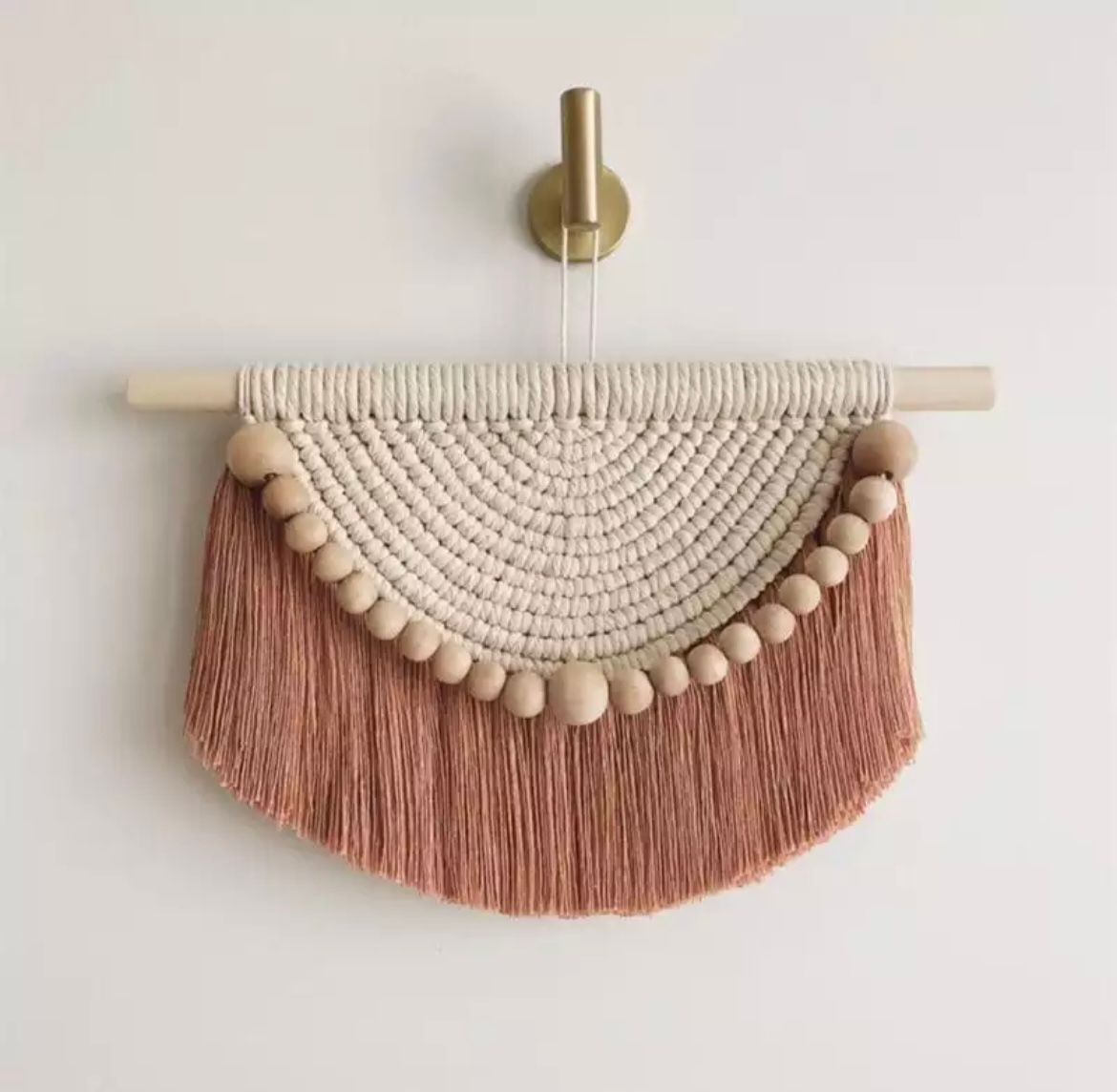 Tenture murale en macramé style bohème - Kiro