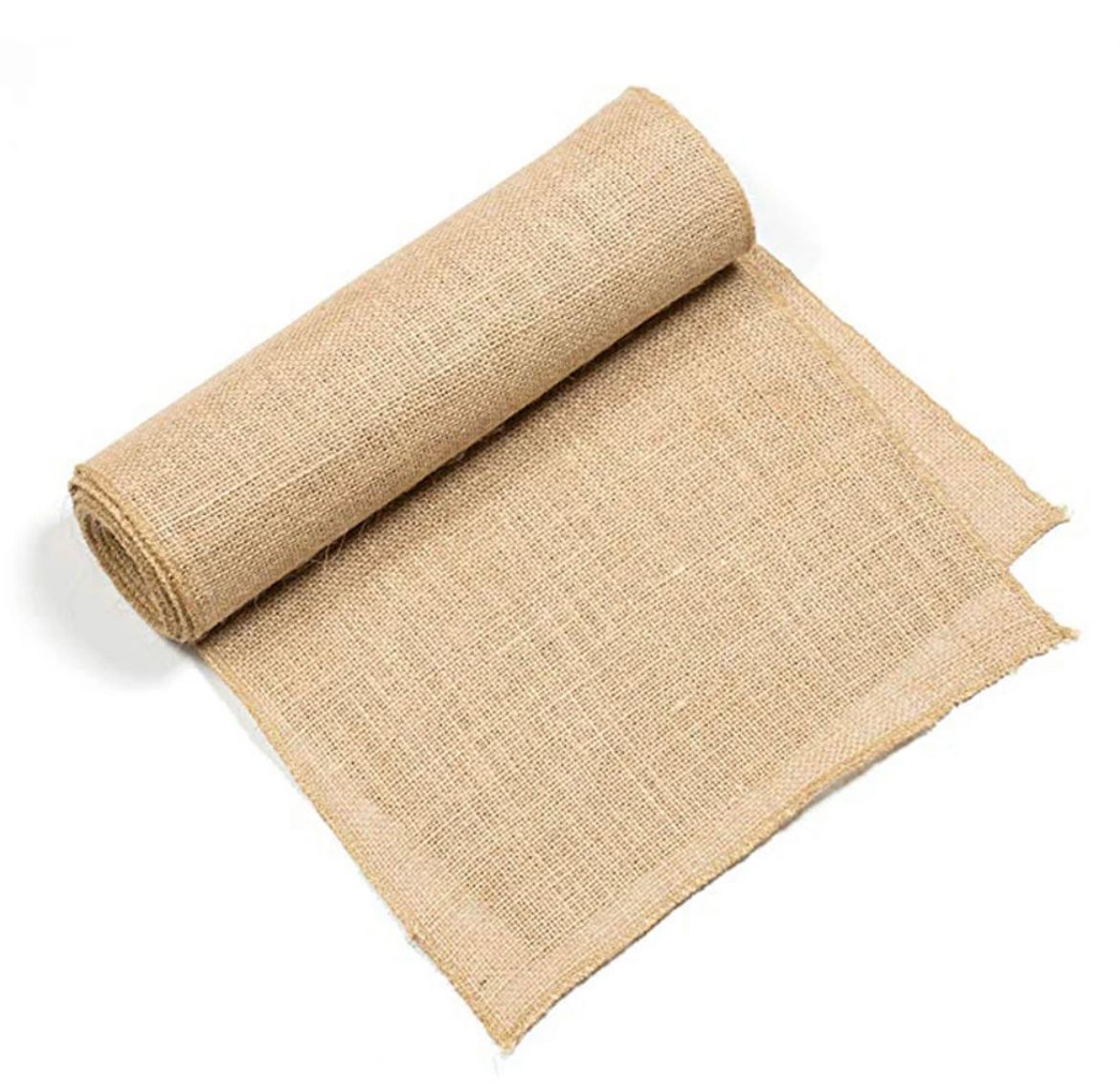 Chemin de table en toile de jute style bohème - Tira