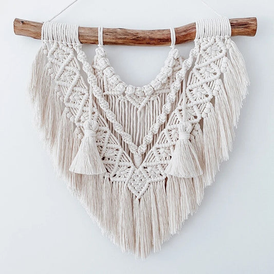 Colgante de pared de macramé estilo bohemio - Kefila